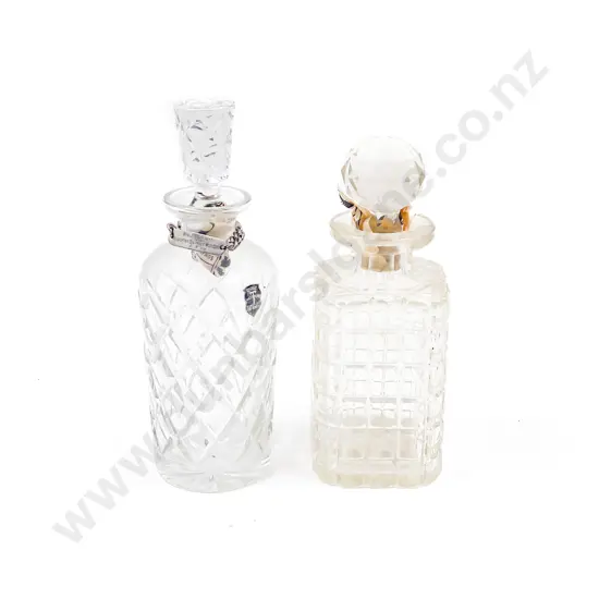 Two Assorted Decanters