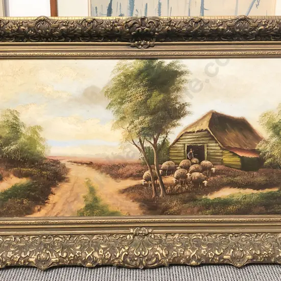 Gilt Framed Print on Board