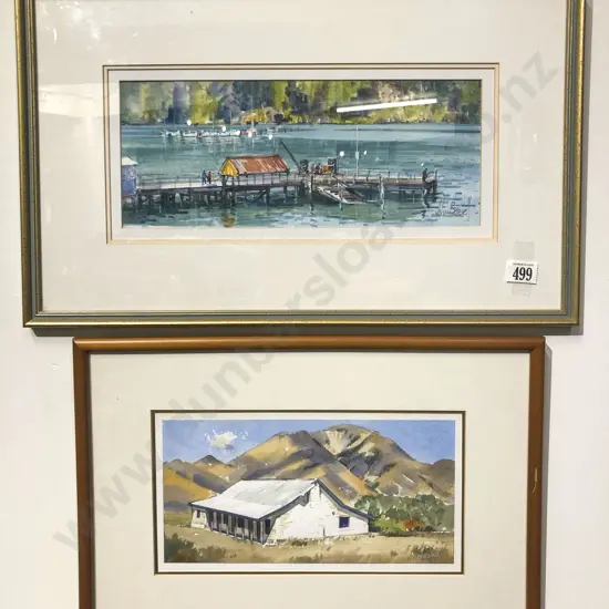 Two Watercolours by John Brasell