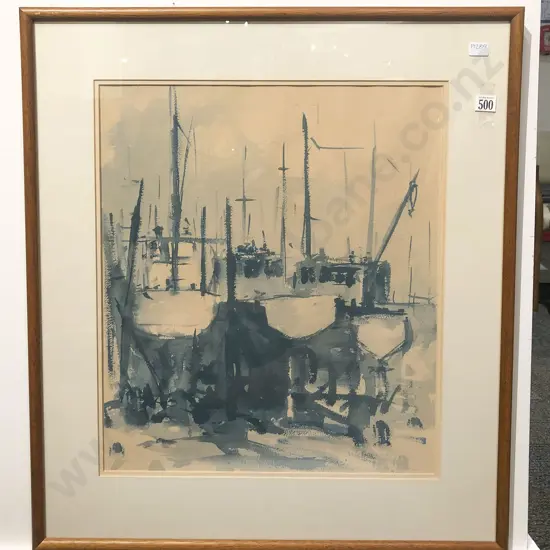 Michael Ponder "Boat Yard" Print