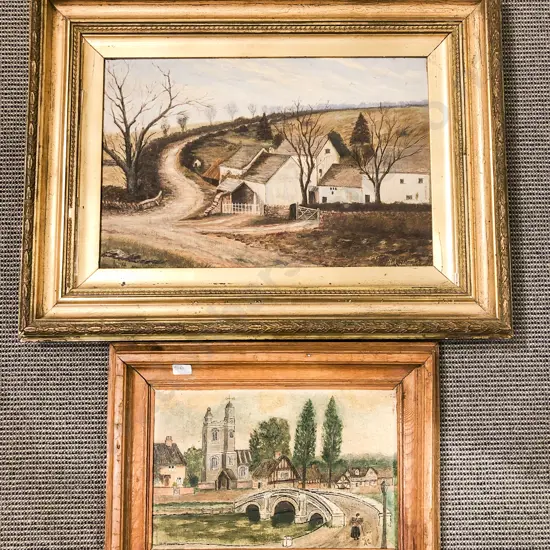 Vintage Oil Work on Canvas together with Other