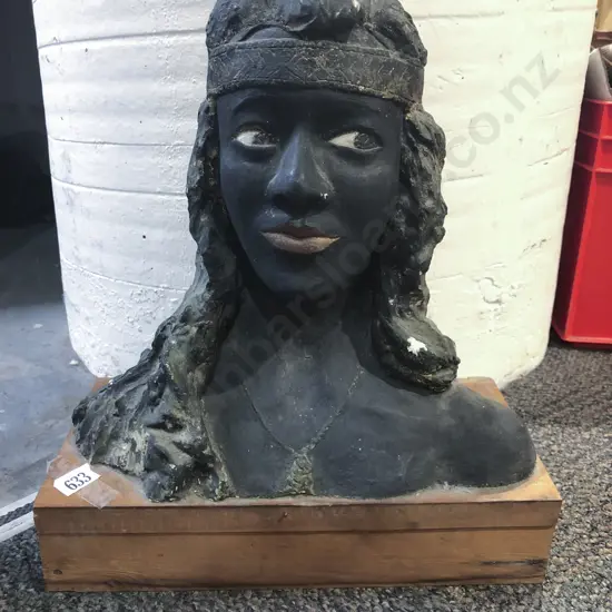 Plaster Bust of a Wahine