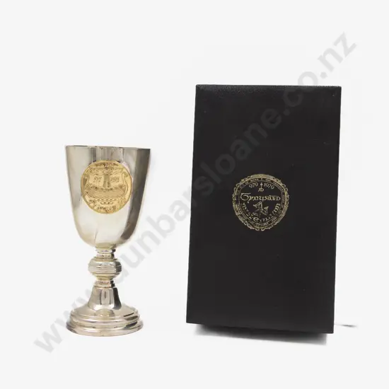 Cased Ltd Ed S/S Millenium Of Tynwald 979-1979 Commemorative Goblet