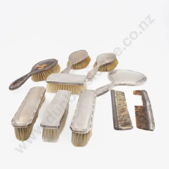 10 Various S/S Mounted Dressing Table Items