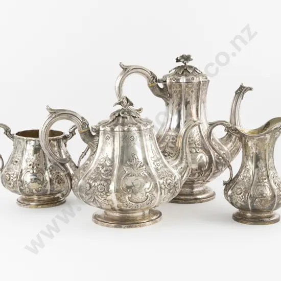 Fine Quality Vict Irish 4 Piece S/S Tea & Coffee Set