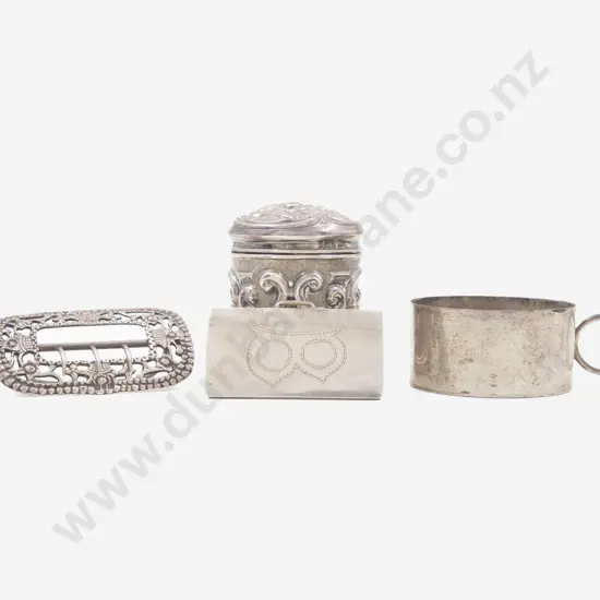 S/S Cylindrical Dressing Table Jar & Cover