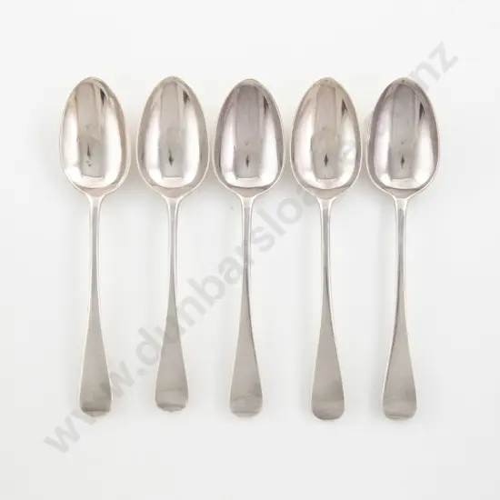 5 Vict Dessert Spoons