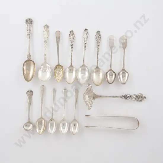 2 Georgian S/S Bright Cut Old English Tablespoons