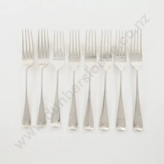 Composed Set Of 8 Vict S/S Table Forks