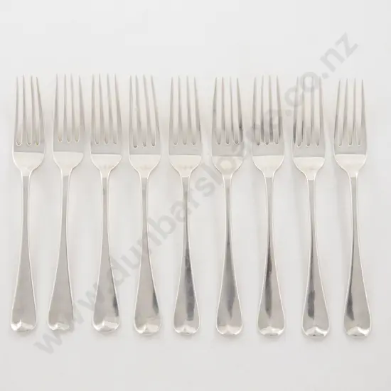 Set Of 9 Vict S/S Dessert Forks