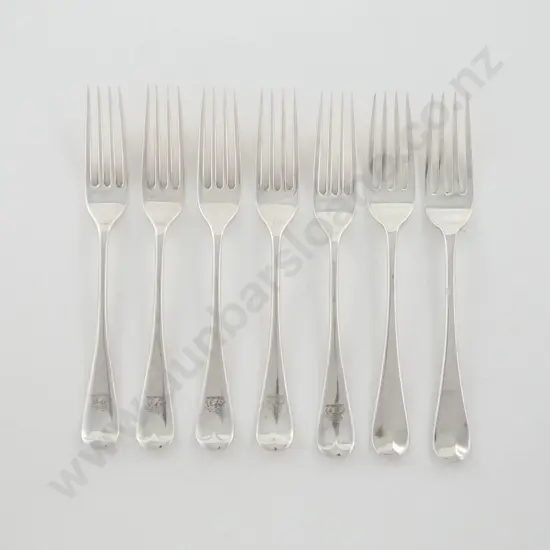 Composed Set Of 6 S/S Dessert Forks