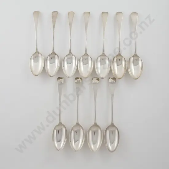 Set Of 11 Edw VII S/S Tablespoons