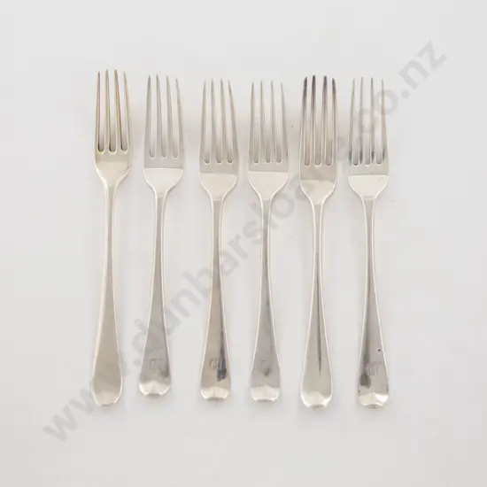 Composed Set Of 6 S/S Dessert Forks