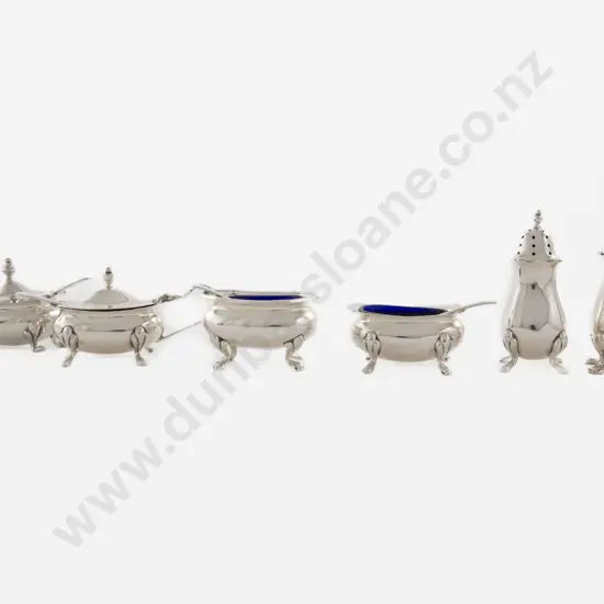 QEII 10 Piece S/S Cruet Set