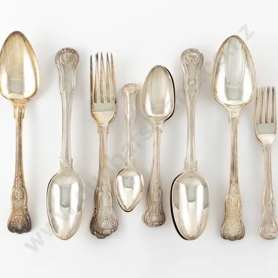 Composed C19th S/S Cutlery Suite