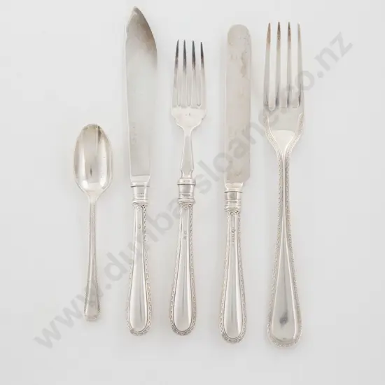 66 Piece Geo V S/S Cutlery Suite By Elkington & Co