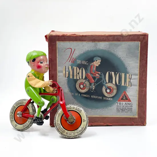 Boxed C1930's Tri-ang Gyro Cycle