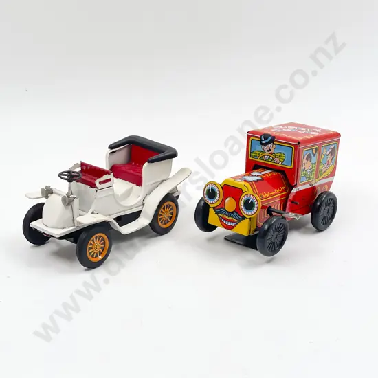 Yone Japan N-12 Clippity Clop Car and Bandai Vintage Vehicle