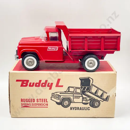 Original Boxed Buddy L Made in NZ Hydraulic Husky Dumper