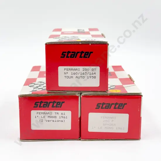 Three Starter Made in France Resin Kit Set 1/43 Scale Models