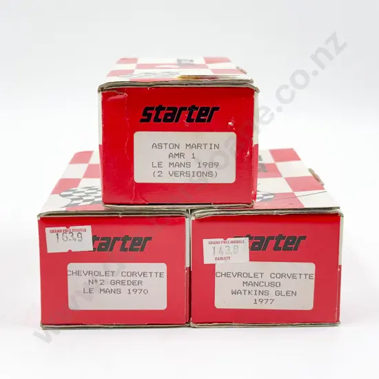 Three Starter Made in France Resin Kit Set 1/43 Scale Models