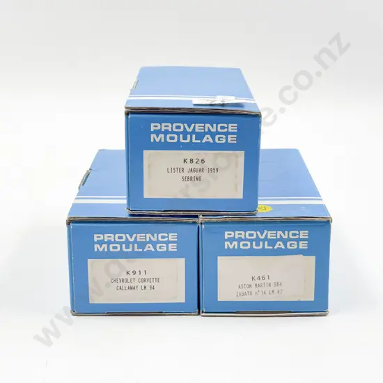 Provence Moulage Resin Kit Set 1/43 Scale Models Jaguar Aston Martin and Corvette