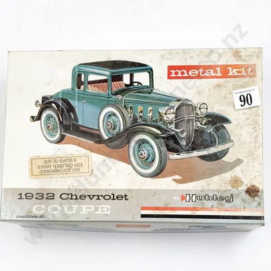 Hubley Diecast and Plastic Model Kit Scale 1932 Chevrolet Coupe