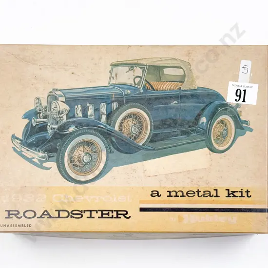 Hubley Diecast and Plastic Model Kit Scale 1932 Chevrolet Roadster