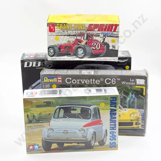 Four Various Manufacturer Model and Large Scale Kit Set Models