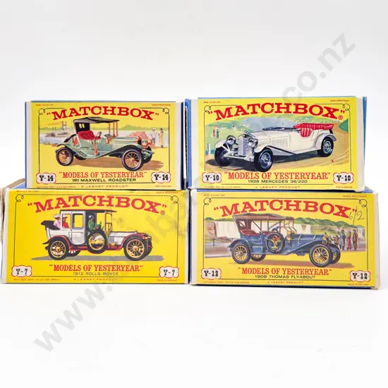 Models of Yesteryear Pictorial Picture Boxed Models Y-7 Y-10 Y-14 and Y-12