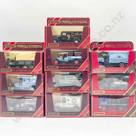 Ten Models of Yesteryear Red Boxed Limited Edition