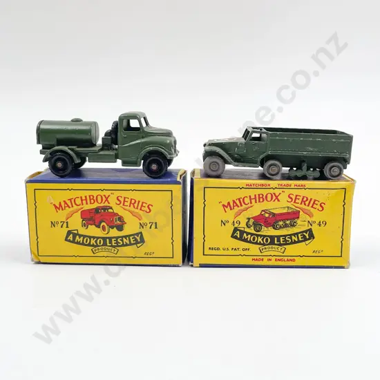 Matchbox A Moko Lesney Boxed No49 and No71