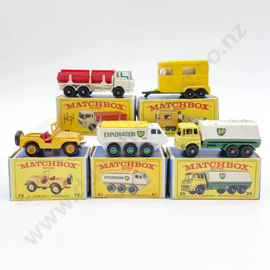 Matchbox Series Boxed 72 58 61 43 25