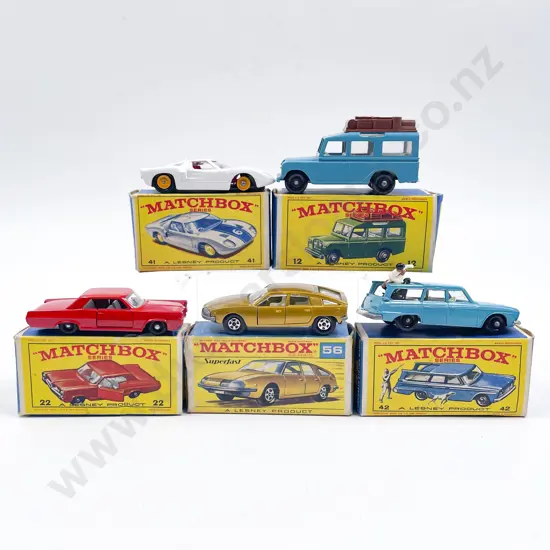 Matchbox Series Boxed 12 42 22 56 41
