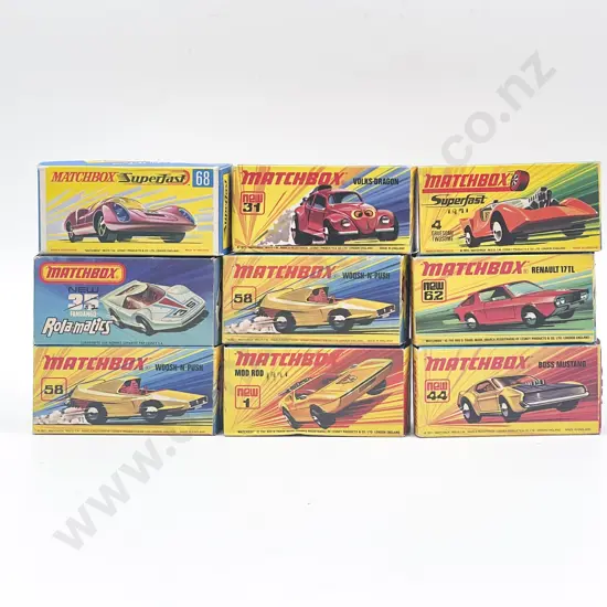 Matchbox 1-75 Series Superfast Models Boxes Only