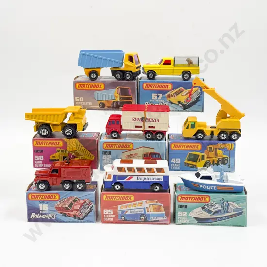 Matchbox Superfast Boxed 52 42 58 50 65 49  Rola-matics 16 57