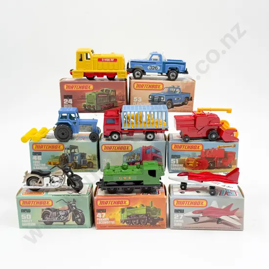 Eight Boxed Matchbox 1-75 Series Superfast Models