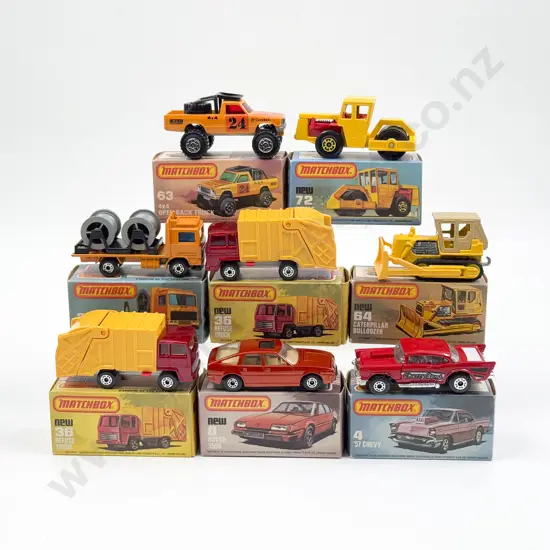 Eight Boxed Matchbox 1-75 Series Superfast Models