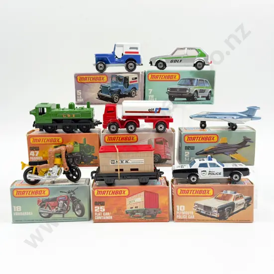 Matchbox Early Issue C1980's Boxed 7 14 10 25 2 5 18 47