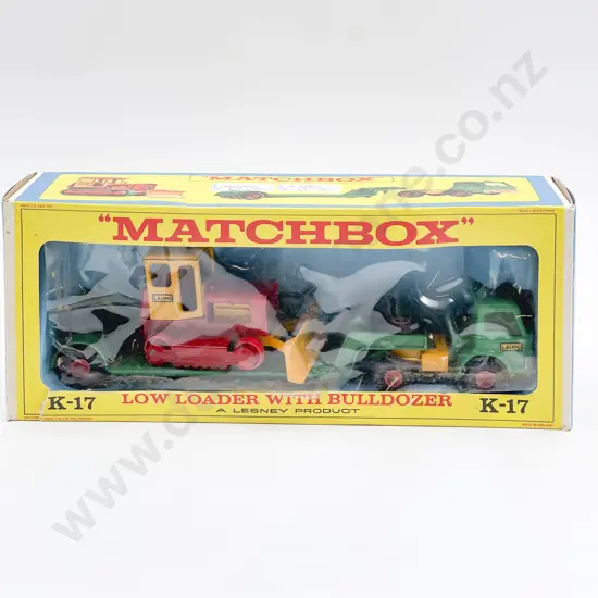 Matchbox King Size Boxed K-17 Low Loader with Bulldozer