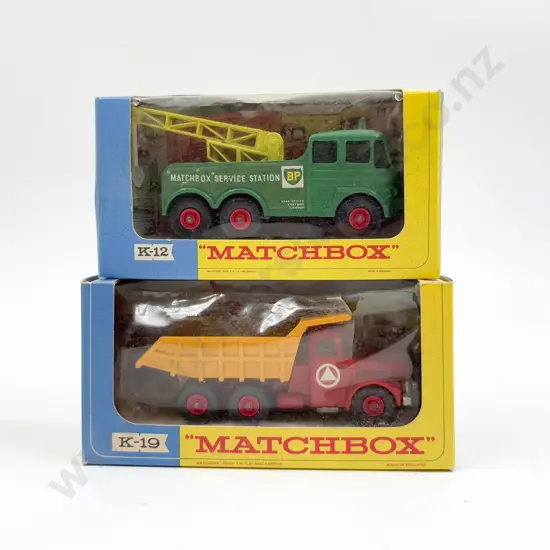 Matchbox King Size Boxed K12 and K19
