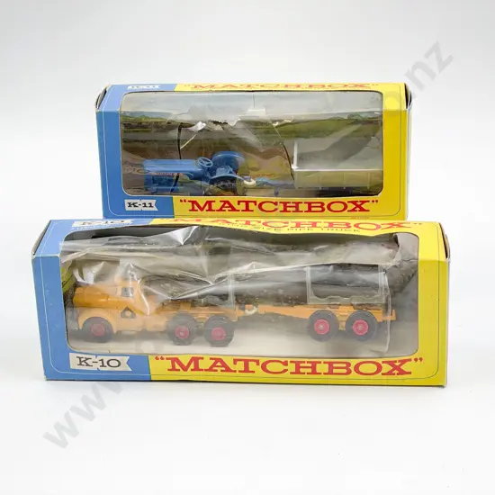 Matchbox King Size Boxed K10 and K11