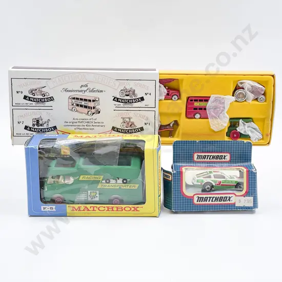 Matchbox Kingsize K-5 Racing Car Transporter with 40th Anniversary Pack and MB24