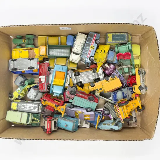 Collection Mainly Matchbox Diecast Playworn Vehicles