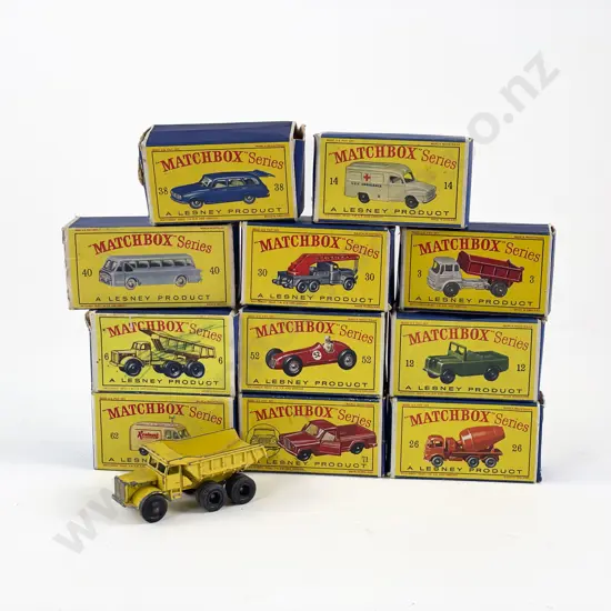 Matchbox Series Eleven Boxed Models playworn with boxes average condition