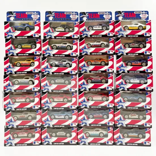 28 Matchbox MB Window Boxed Models Team Collectible 1992 American League