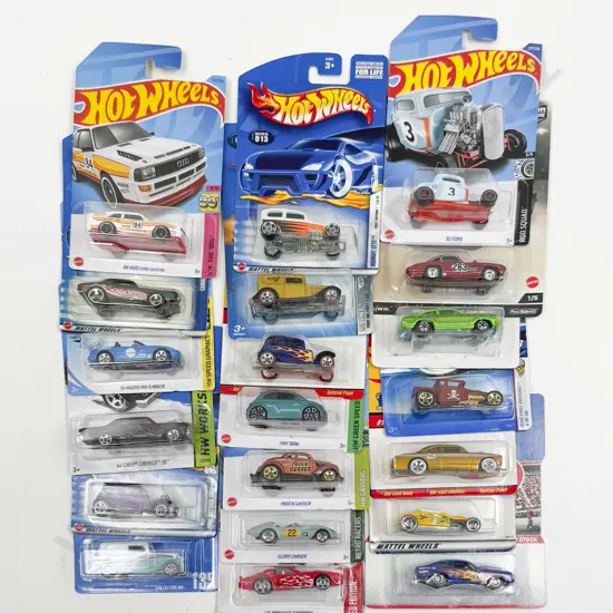 Hotwheels 20 Bubble Packed Models