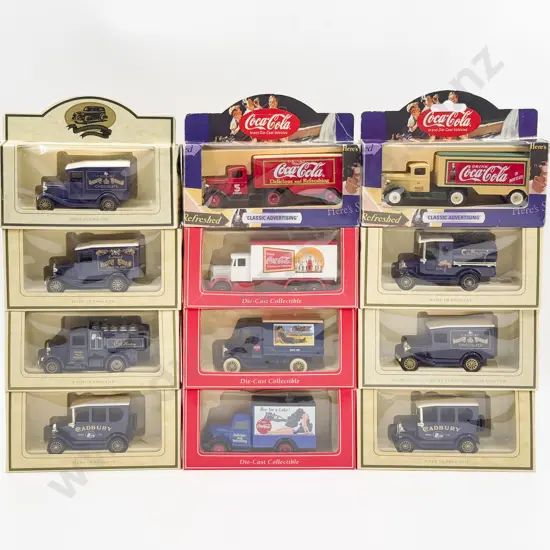 Lledo 12 Window Boxed Cadburys Models