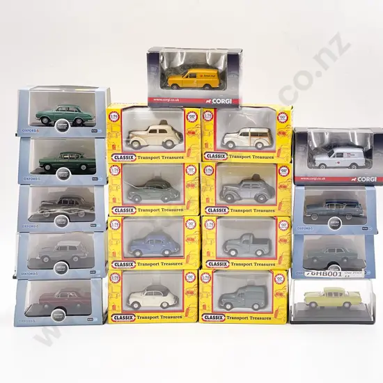 Classix and Oxford 1:76 Scale 18 Diecast Models