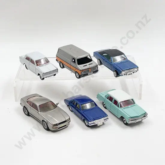 Dinky Four Unboxed Models with Tomica Dandy and Virage Models